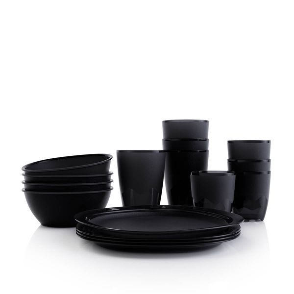 Tupperware® Essentials Dining 16-Piece Set | Plates, Bowls & Tumblers - Image 2