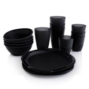 Tupperware® Essentials Dining 16-Piece Set | Plates, Bowls & Tumblers